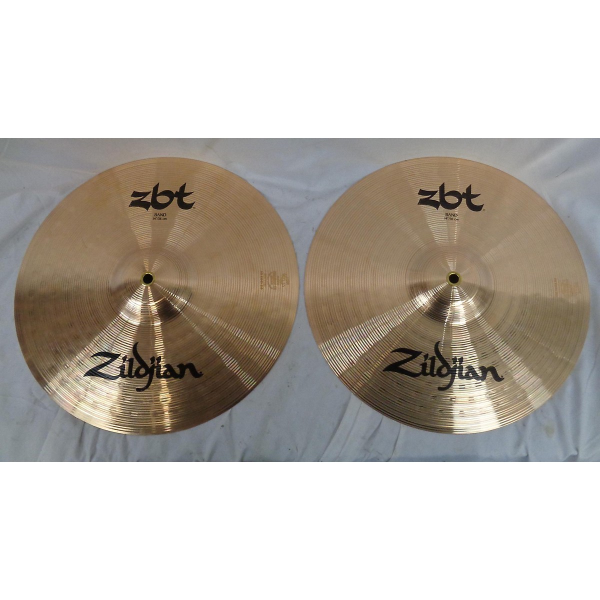 Used Zildjian 14in ZBT Hi Hat Pair Cymbal Guitar Center