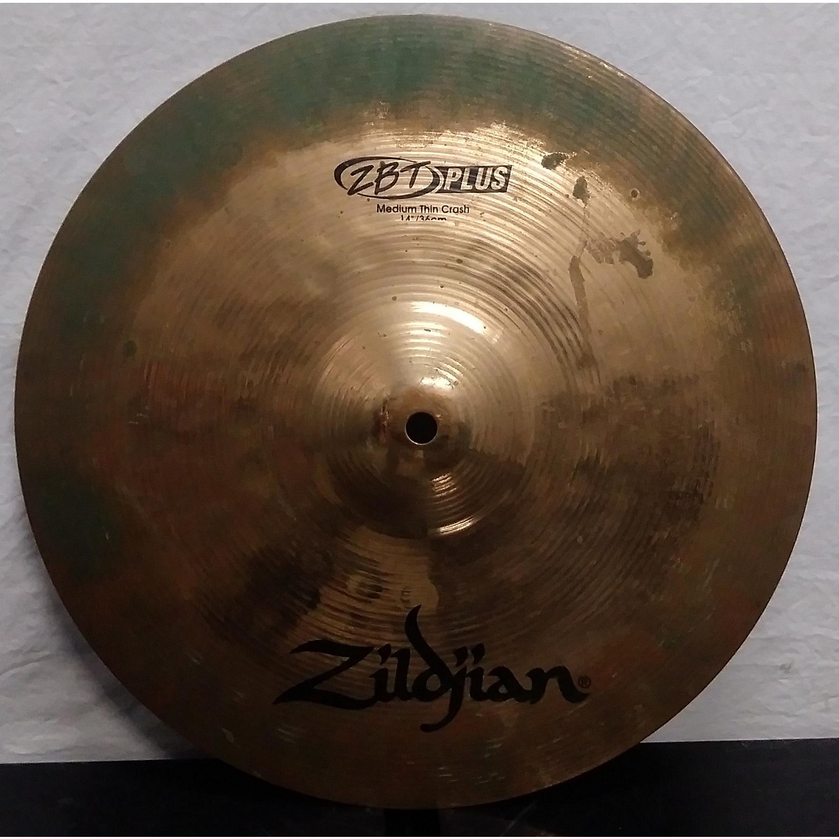 Used Zildjian 14in ZBT Plus Medium Thin Crash Cymbal Guitar Center