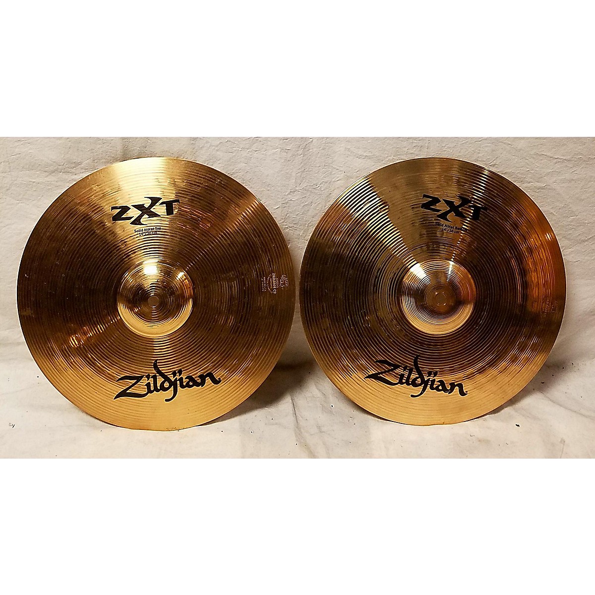Used Zildjian 14in ZXT Solid Hi Hat Pair Cymbal Guitar Center