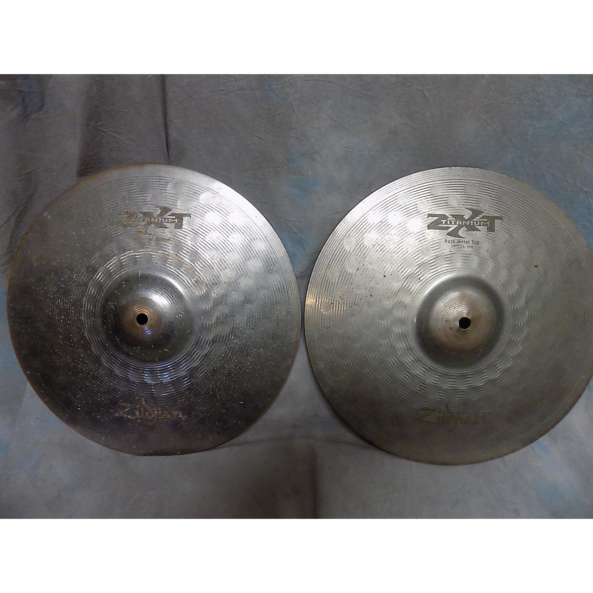Used Zildjian 14in ZXT Titanium Rock Hi Hats Cymbal Guitar Center