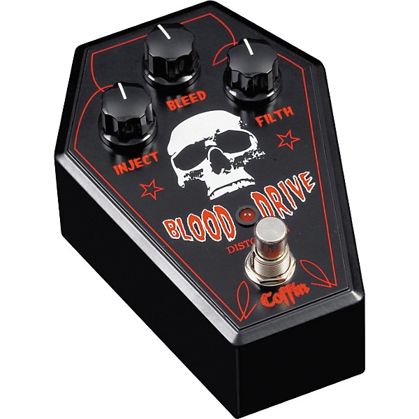 Coffin Case BDFX-1 Blood Drive Distortion Pedal | Guitar Center