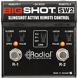 Open Box Radial Engineering BigShot SW2 Slingshot Dual Footswitch Level 1