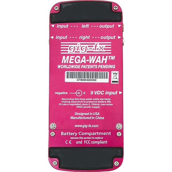 Gig-FX The Mega Wah | Guitar Center