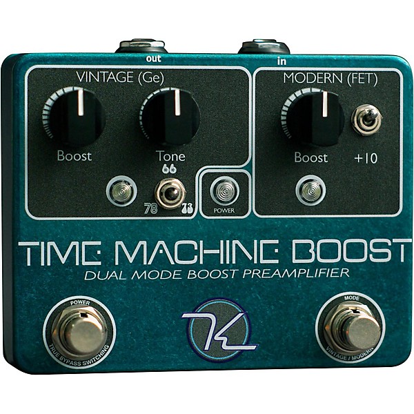 Open Box Keeley Time Machine Boost Guitar Effects Pedal Level 1