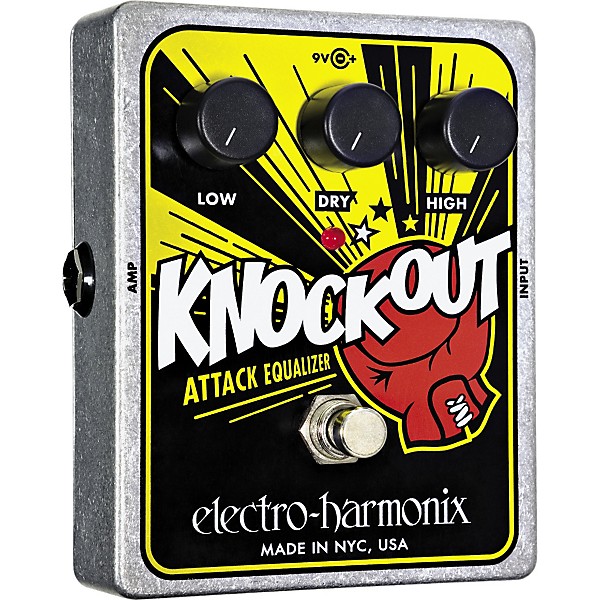 Open Box Electro-Harmonix XO Knockout Attack Equalizer Guitar Effects Pedal Level 1