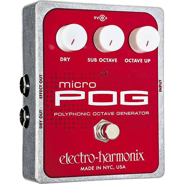 Electro-Harmonix XO Micro POG Polyphonic Octave Generator Guitar Effects Pedal