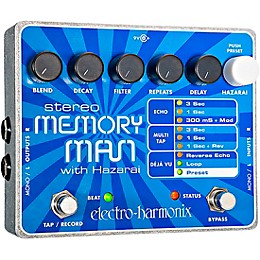 Open Box Electro-Harmonix XO Stereo Memory Man with Hazarai Delay Guitar Effects Pedal Level 1