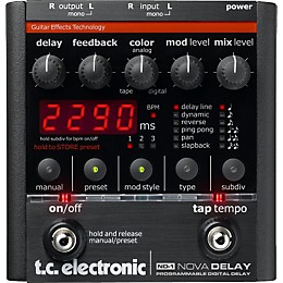 Open Box TC Electronic ND-1 Nova Delay Guitar Effects Pedal Level 1