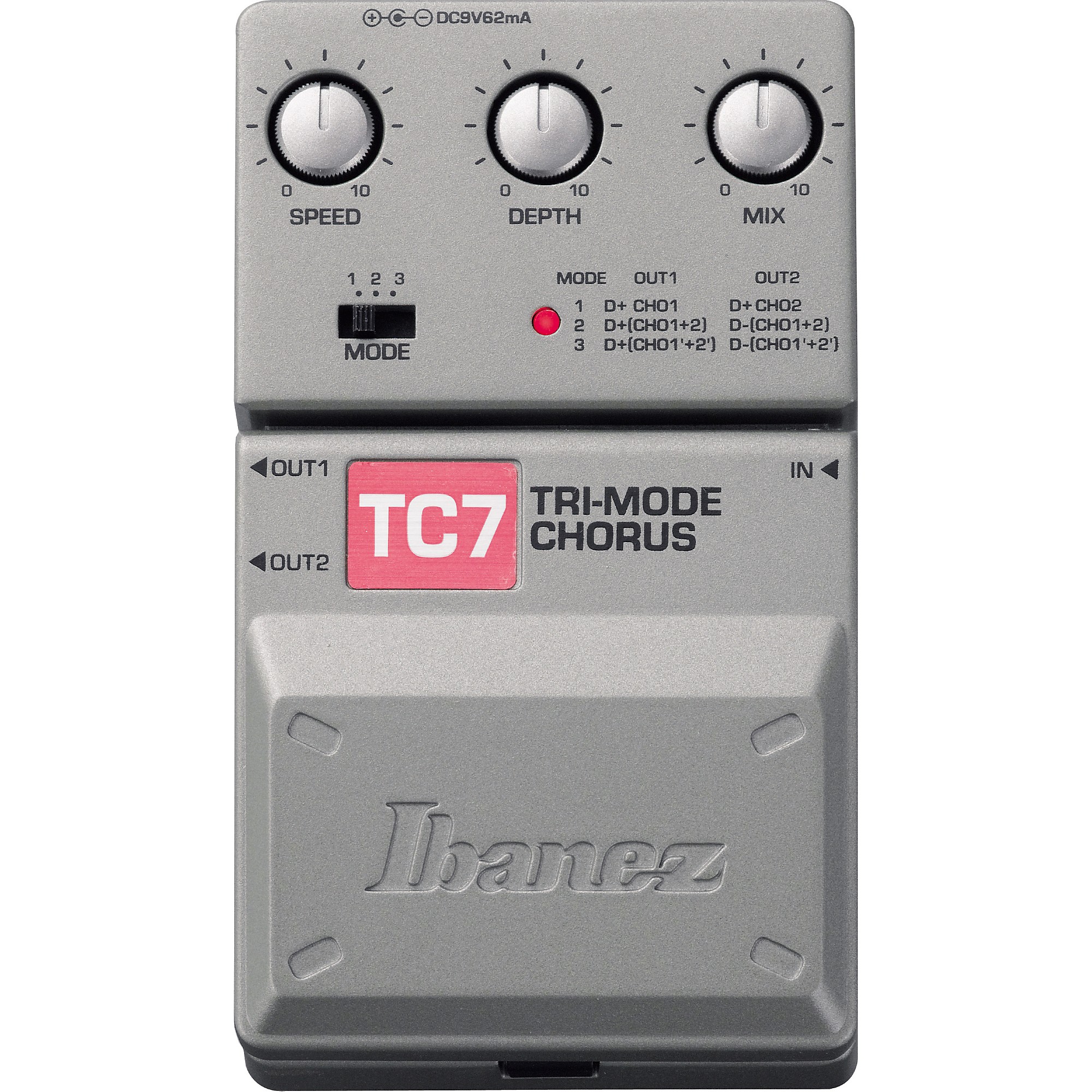 Ibanez Tone-Lok TC7 Tri-Mode Chorus Guitar Pedal | Guitar Center