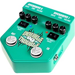 Open Box Visual Sound V2 Series V2DT Double Trouble Dual Overdrive Guitar Effects Pedal Level 1
