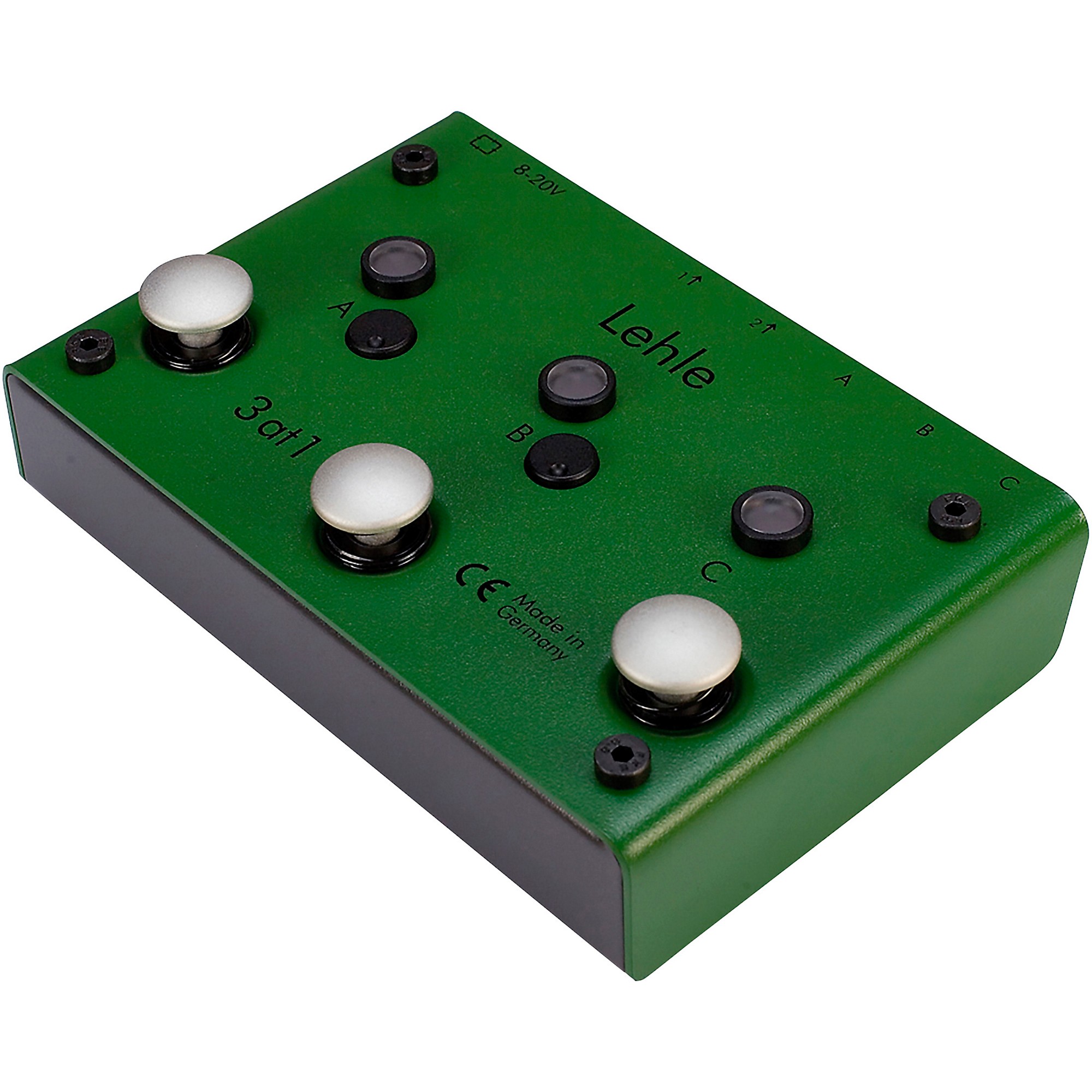 Lehle 3at1 SGoS ギターエフェクター、インプットセレクター Lehle 3at1 SGoS Switcher With MIDI for 3 Instruments to Amp or