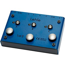 Lehle 1at3 SGoS Programmable True Bypass Switcher - I Instrument to 3 Amps/2 Amp, 1 Effects Loop