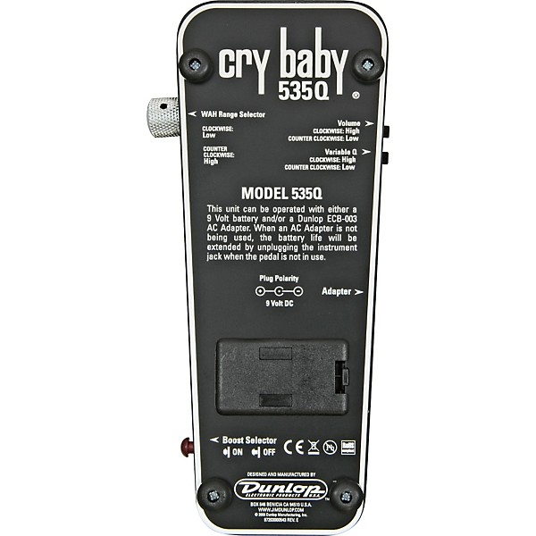 Open Box Dunlop Cry Baby 535Q Multi-Wah Pedal Level 2  197881123727