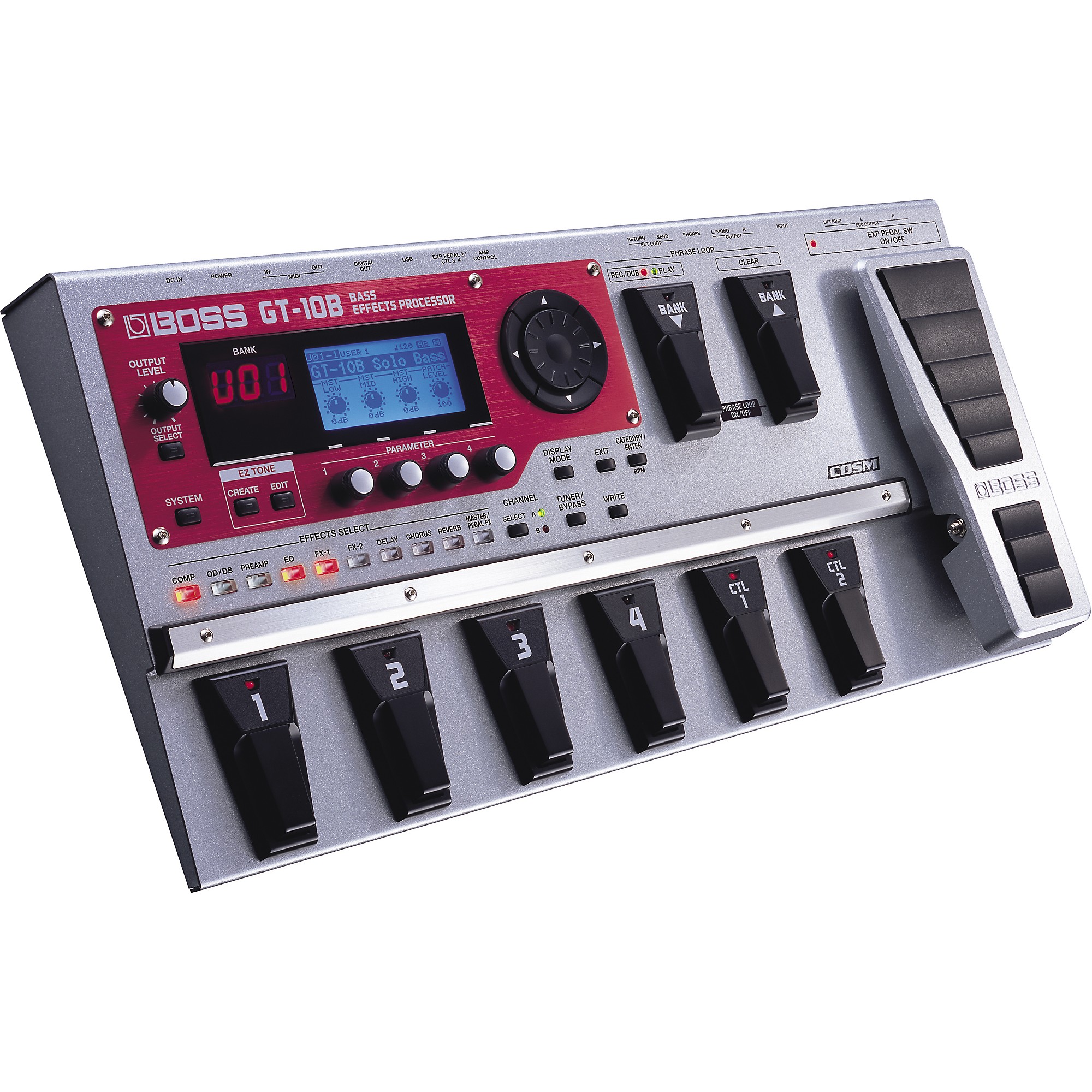 Open Box BOSS GT-10B Multi-Effects Pedal 886830458439