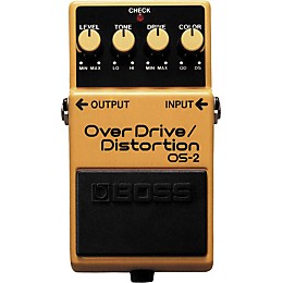 Open Box BOSS OS-2 Overdrive/Distortion Guitar Effects Pedal Level 1