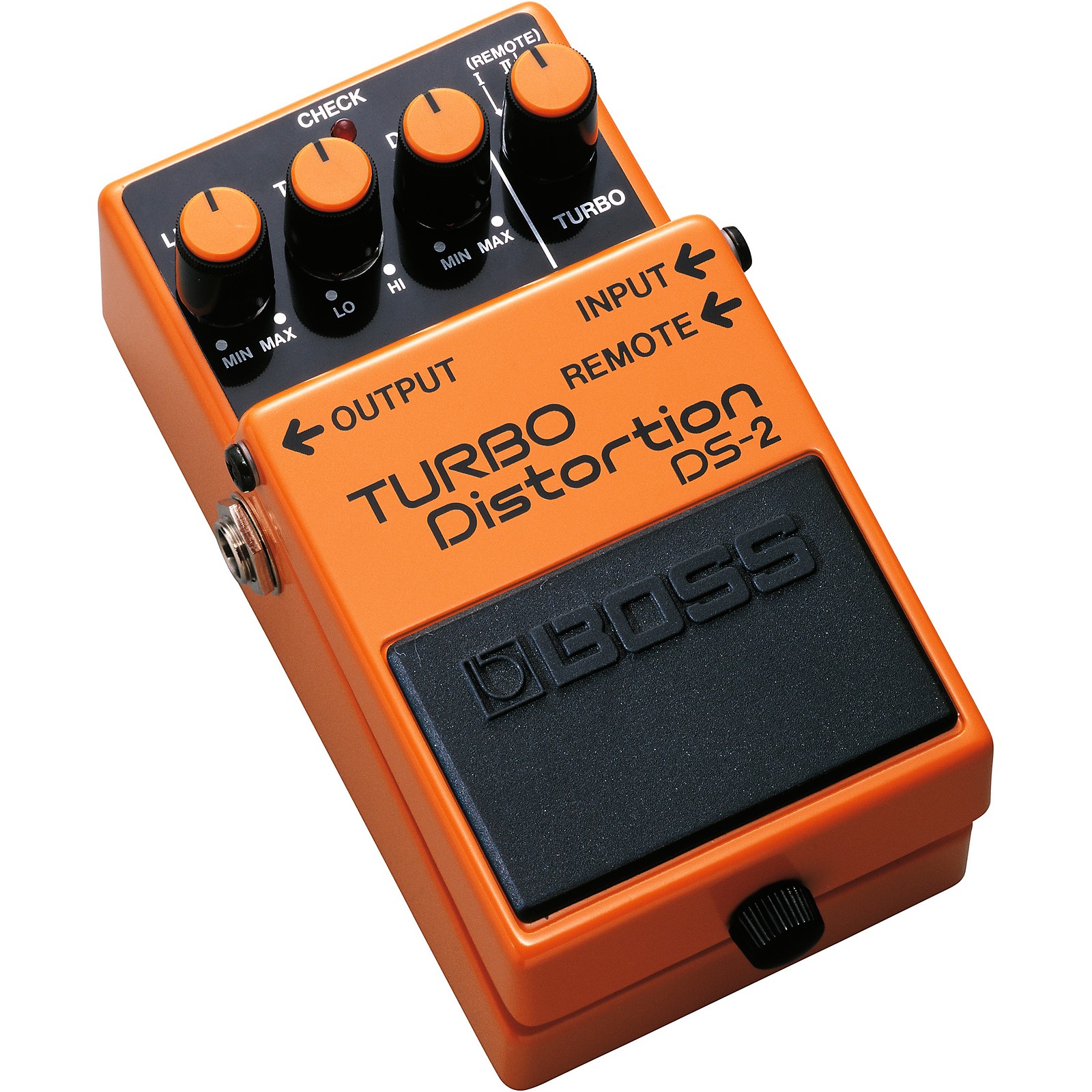 BOSS DS-2 Turbo Distortion Pedal With Remote Jack