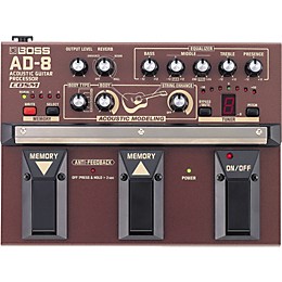 Open Box BOSS AD-8 Acoustic Guitar Multi-Effects Pedal Level 2 Regular 194744132797