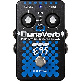 Open Box EBS DynaVerb High Dynamics Stereo Reverb Pedal Level 1