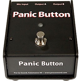 ProCo Panic Button Mic A/B Box