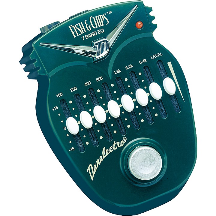 ギター Danelectro DJ-14 Fish & Chips 7BAND EQ Danelectro DJ14 Fish and Chips 7-Band EQ Pedal | Guitar Center