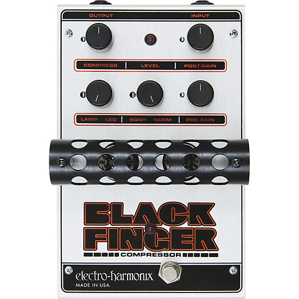 Open Box Electro-Harmonix Classics Black Finger Compressor Guitar Effects Pedal Level 2 Regular 190839348746