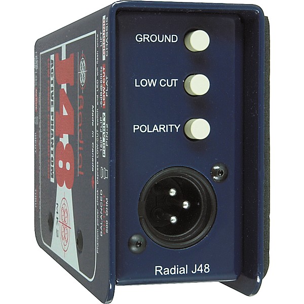 Open Box Radial Engineering J48 Phantom Powered Active Direct Box Level 1