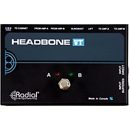 Radial Engineering Headbone VT Amp Head Switcher for Tube Amps