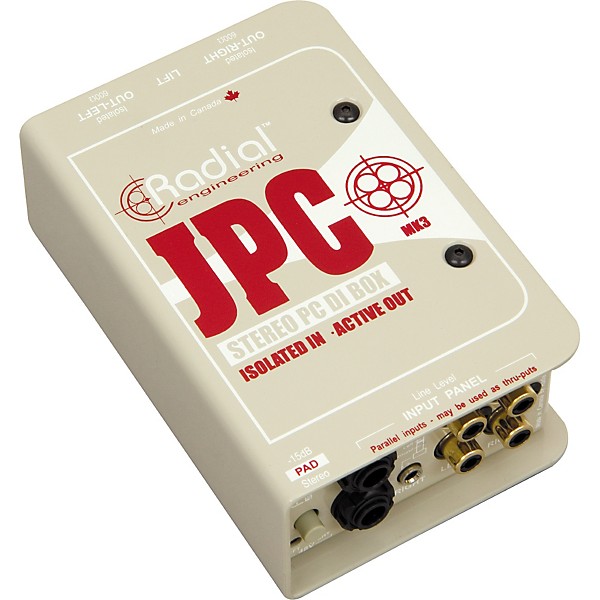 Radial Engineering JPC Stereo PC DI Box