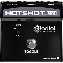 Open Box Radial Engineering HotShot DM1 Microphone Signal Muting Footswitch Level 2  194744677281
