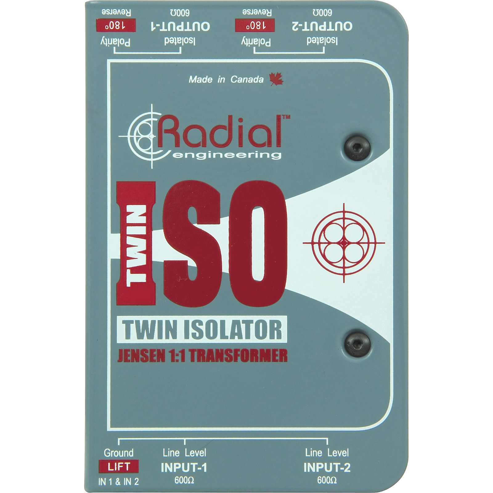 Radial Engineering TWIN ISO Passive LineLevel Isolator Guitar Center