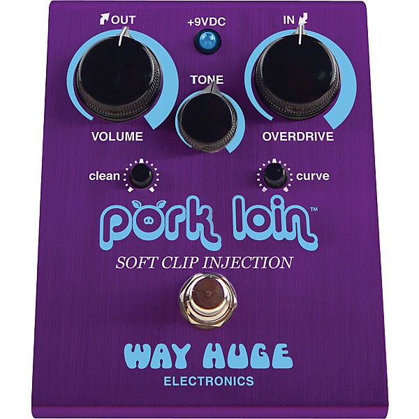Open Box Way Huge Electronics WHE201 Pork Loin Soft Clip Injection Overdrive Guitar Effects Pedal Level 1