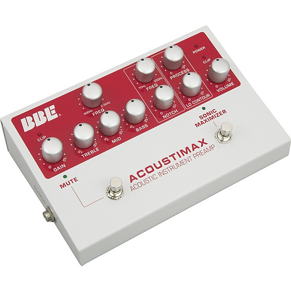 Open Box BBE Acoustimax Sonic Maximizer/Preamp Pedal Level 2 Regular 888366057476