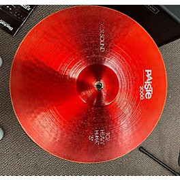 Used Paiste 15in 2000 Series Colorsound Hi Hat Pair Cymbal