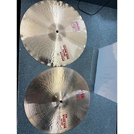 Used Paiste 15in 2002 Sound Edge Hi Hat Pair Cymbal