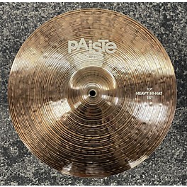 Used Paiste 15in 900 SERIES HEAVY HI HAT TOP Cymbal