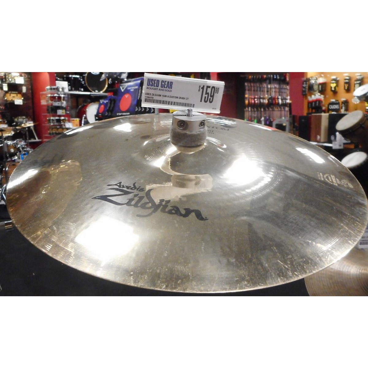 Used Zildjian 15in A Custom Crash Cymbal Guitar Center