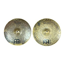 Used MEINL 15in Byzance Dark Hi Hat Pair Cymbal