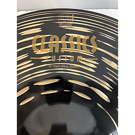 Used MEINL 15in Classic Custom Dark Hihats Cymbal