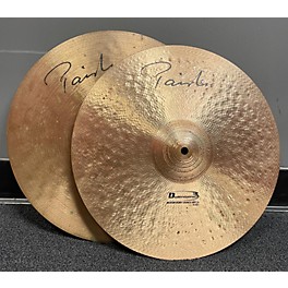 Used Paiste 15in DIMENSIONS HI HAT PAIR Cymbal