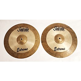 Used Soultone 15in Extreme Hi Hat Pair Cymbal