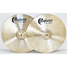 Used Bosphorus Cymbals 15in Jazz Master Hi Hat Pair Cymbal