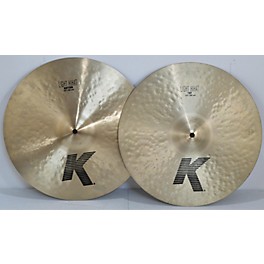 Used Zildjian 15in K Light Hi Hat Pair Cymbal