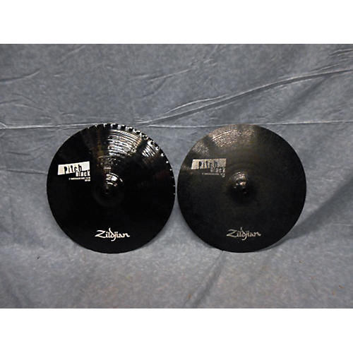 Used Zildjian 15in Pitch Black HiHats Cymbal Guitar Center