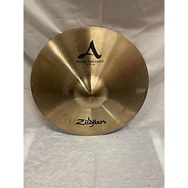 Used Zildjian 16in A Series Medium Thin Crash Cymbal