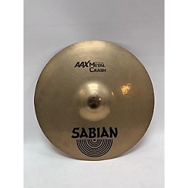 Used SABIAN 16in AAX Metal Crash Brilliant Cymbal