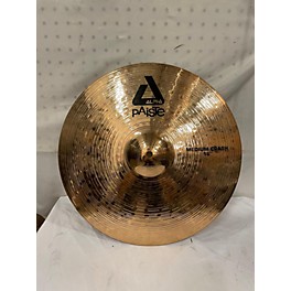 Used Paiste 16in Alpha Medium Crash Brilliant Cymbal