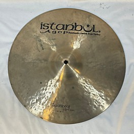 Used Istanbul Agop 16in Traditional Light Hi-Hat Pair Cymbal