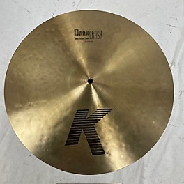 Used Zildjian 17in K Medium Dark Thin Crash Cymbal