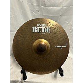 Used Paiste 17in Rude Classic Crash Ride Cymbal