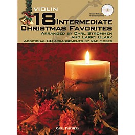 Carl Fischer 18 Intermediate Christmas Favorites - Violin Book/CD